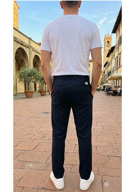 Pantalone Manuel Ritz in cotone stretch MANUEL RITZ | Pantaloni | 3832P1688MC 25327289